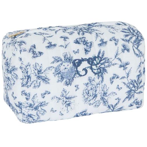 Tartine et Chocolat - Trousse de toilette Toile de Jouy bleu