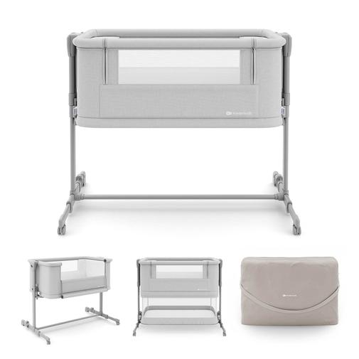 Kinderkraft - Berceau cododo 3 en 1 NESTEE GROW 2 gris clair