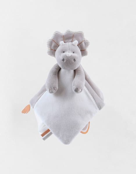 Noukies - Doudou ops en veloudoux gris - Noukies