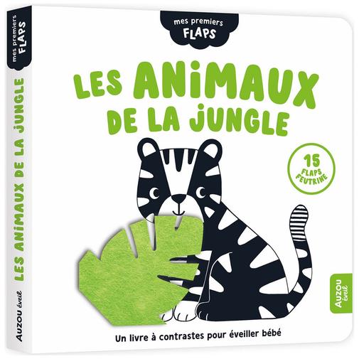 Auzou Editions - Livre Mes premiers flaps Les animaux de la jungle