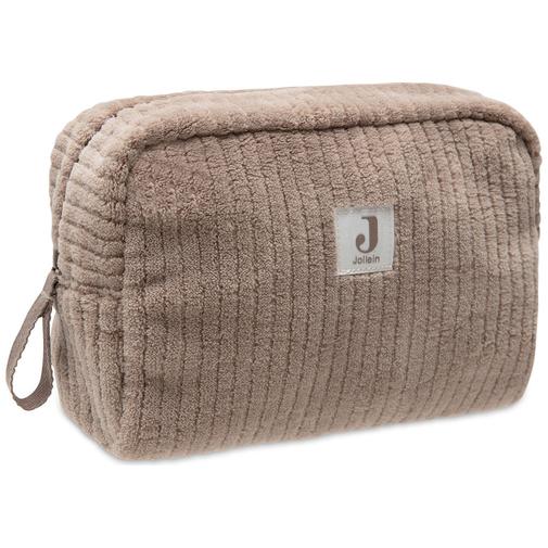 Jollein - Trousse de toilette Cloudy Rib Milky Coffee