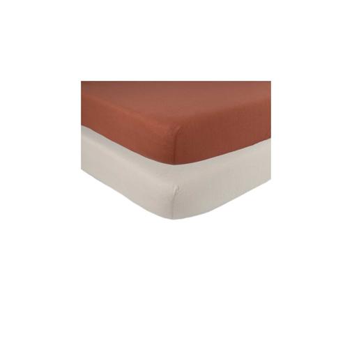 Trois Kilos Sept - Lot de 2 draps-housses lit bébé