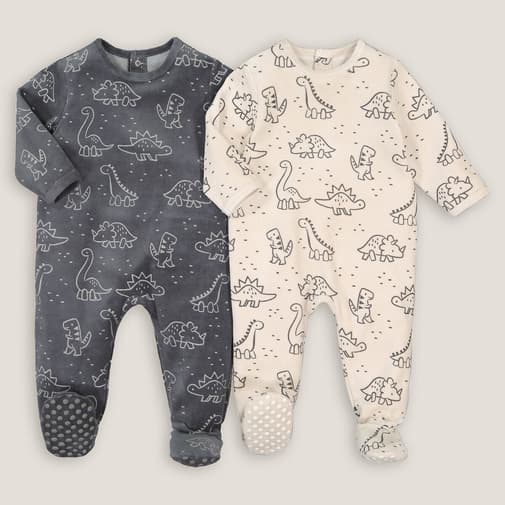 LA REDOUTE COLLECTIONS - Lot de 2 pyjamas 1 pièce