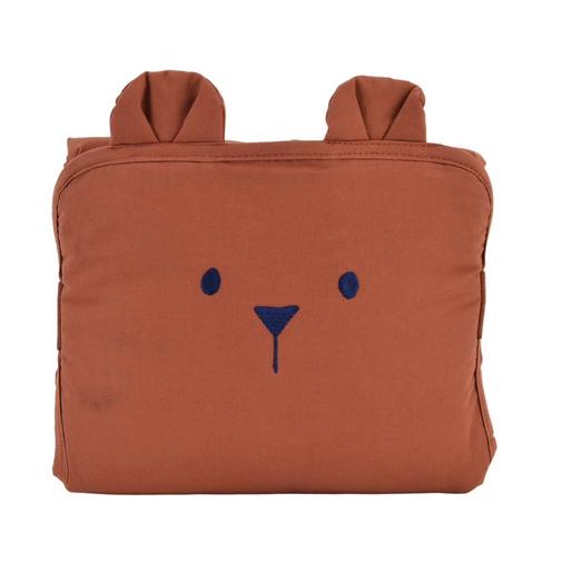 Little Crevette - Tapis À Langer De Voyage Coton Bio Ourson Tonka
