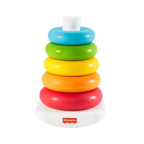 Fisher Price - Pyramide Arc-En-Ciel à Empiler - Multicolore