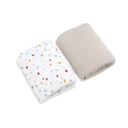 Petit à petit - Lot de 2 draps housses
