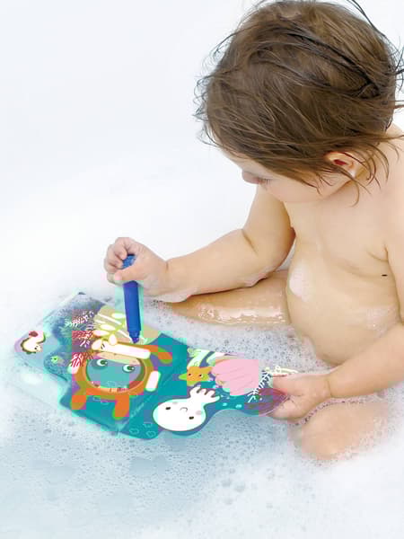 Ludi - Livre de bain coloriage multicolore - Ludi