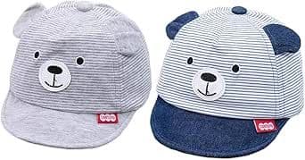 amazon.com - Amazon.com: Sun Hat for Baby Boy Girl, Soft Cotton Hat for Baby Toddler, Kids Baseball Caps for Little boy Girl Spring Summer Sun hat (3-12 Months: Clothing, Shoes & Jewelry