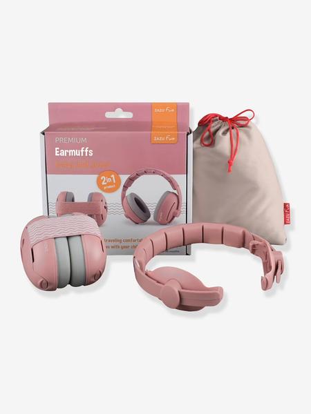 ZAZU - Casque antibruit évolutif rose