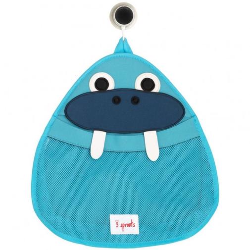 3 sprouts - Filet de rangement jouets de bain Morse