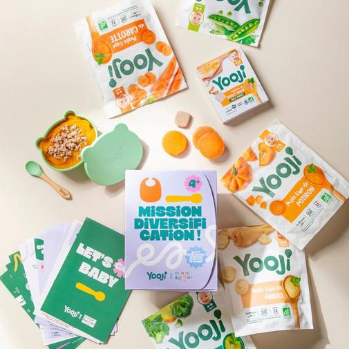 Yooji - La box Mission Diversification! Yooji x Manger&Grandir - Pour bébé dès 4/6 mois