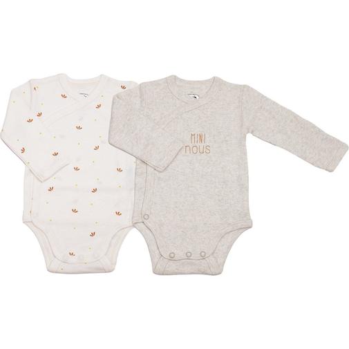Trois Kilos Sept - Lot de 2 bodies Mini Nous (naissance)