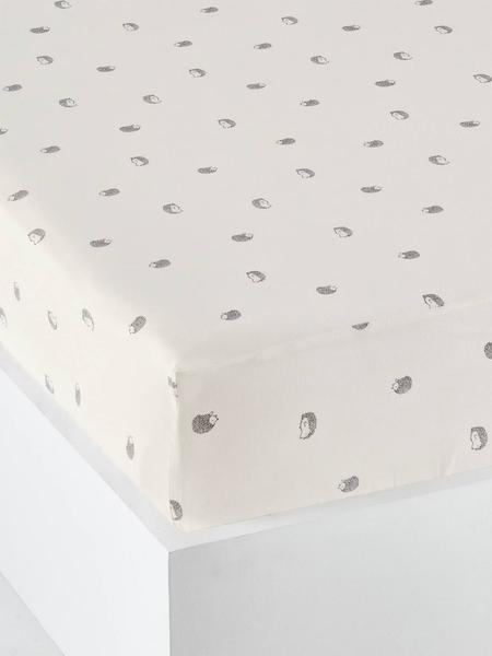 Vertbaudet - Drap-housse bébé Bio Collection LOVELY NATURE ivoire