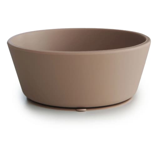 Smallable - Mushie - Bol en silicone - Beige | Smallable