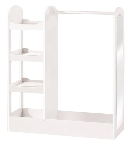 Roba - Portemanteau Bébé Avec Miroir, Penderie Et Étagères Blanc
