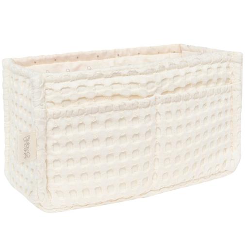 Babyshower - Panier de toilette Gofre Vanilla (24 cm)
