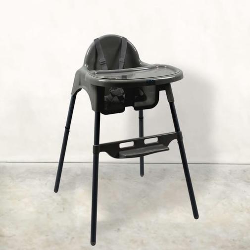 Monsieur Bébé - Chaise haute bébé - gris foncé