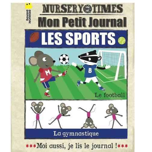 Jo & Nic’S Crinkly - Livre D'éveil - Mon Petit Journal À Froisser - Les Sports Multi-coloured