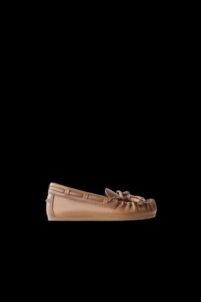 ZARA - MOCASSINS À NŒUD EN CUIR