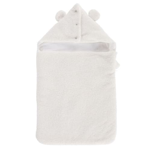 Maisons du Monde - Nid d'ange bébé en tissu bouclé beige