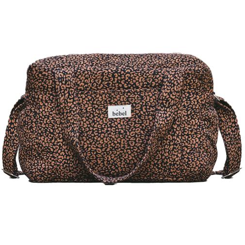 BEBEL - Sac à langer Middle Léopard noir