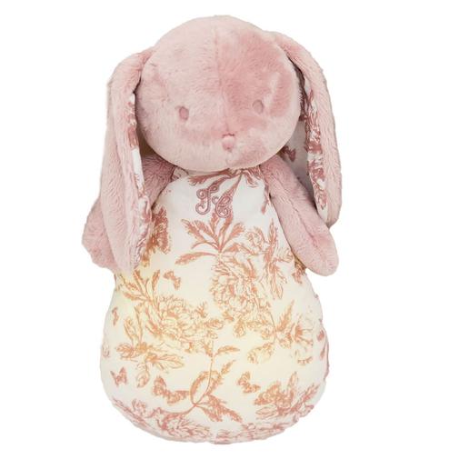 Tartine et Chocolat - Augustin le Lapin Veilleuse Musical - Toile de Jouy Rose