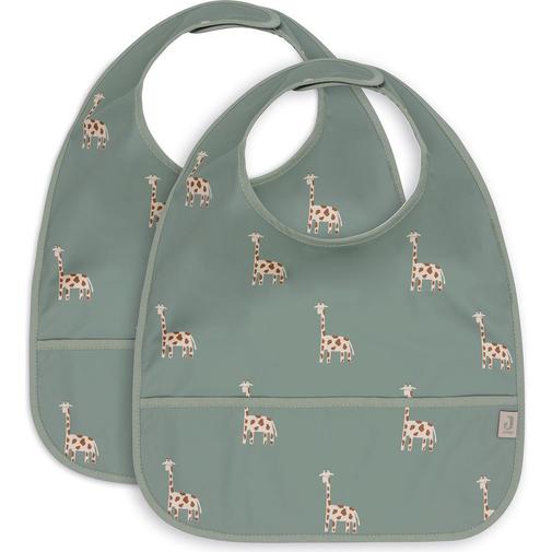 Jollein - Lot de 2 bavoirs plastifiés Jungle Jambo