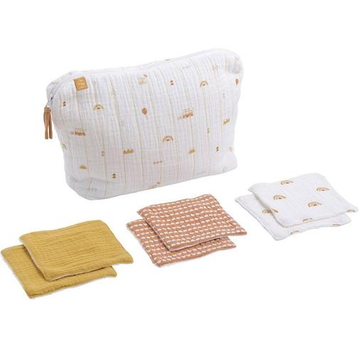 Sauthon - Trousse de toilette et 6 éponges Sunlight