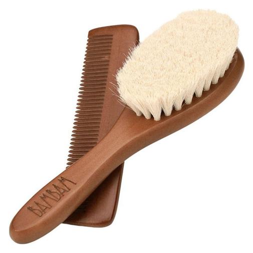 Bambam - Brosse et Peigne - Marron