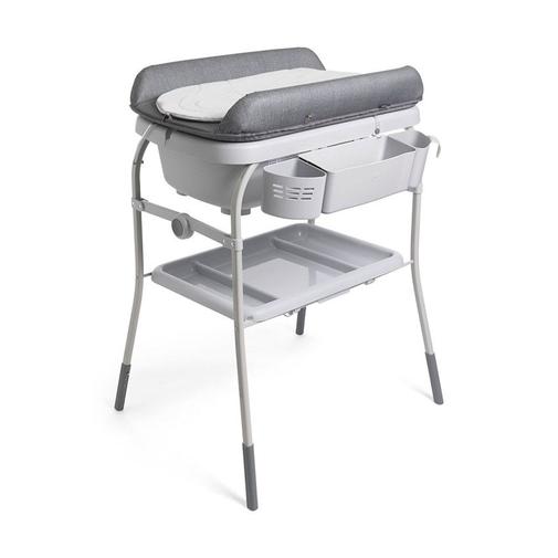 Chicco - Table à langer avec baignoire Cuddle & Bubble graphite melange - Gris