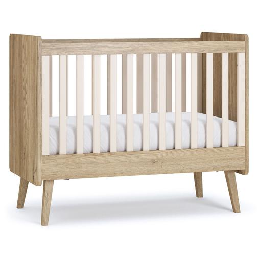 Vox Meubles - Lit Bébé Evolutif Vintage Fresh Crème - 60 x 120 cm