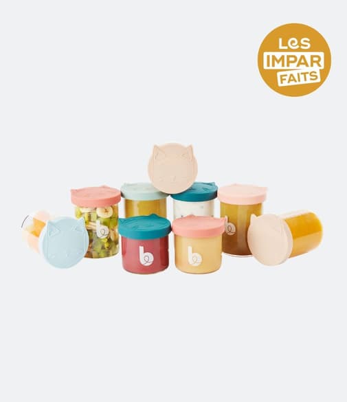 Babymoov - Isy Bowls 6 x 250 ml + 3 x 120 ml Imparfaits