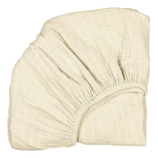 Smallable - Charlie Crane - Drap-housse pour lit évolutif Kimi en coton bio - Beige | Smallable
