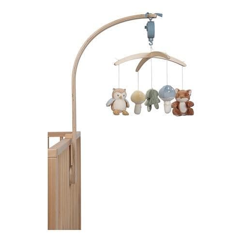 Little Dutch B2C - Mobile musical en bois - Bleu - Forest Friends