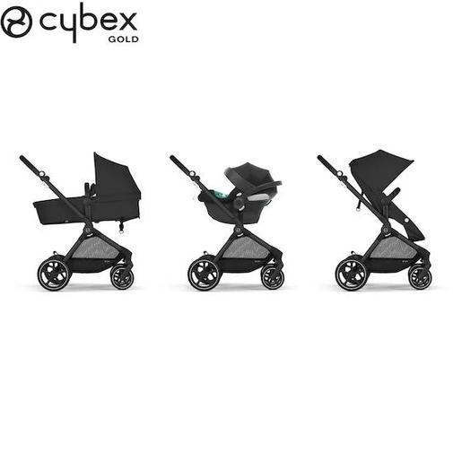 Cybex - Poussette Trio EOS : Poussette 2-en-1 EOS + Aton B2 i-Size + Adaptateurs