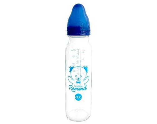 Dbb Remond - Biberon en Verre Régul'air 240ml Bleu Océan - Tétine Silicone