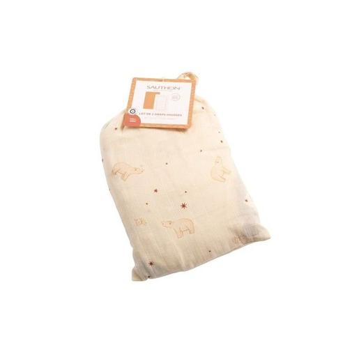 Sauthon - Lot de 2 draps housse Orsino