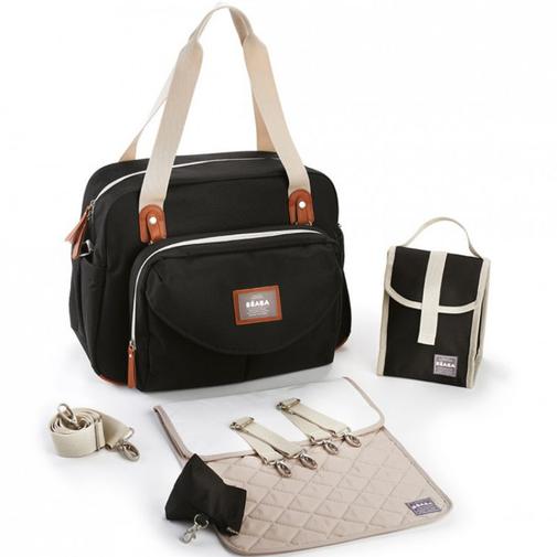 Béaba - Sac à langer Genève II Smart Colors noir