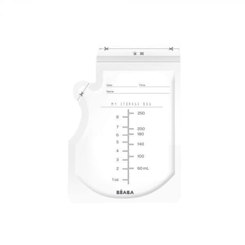 Beaba - Lot de 50 sachets de conservation pour lait maternel 250ml
