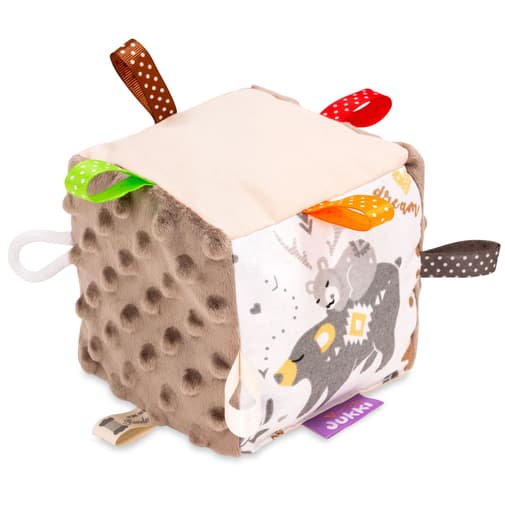 Jukki.fr - Boutique bébé - Forêt Magique Jouet Sensoriel en Cube