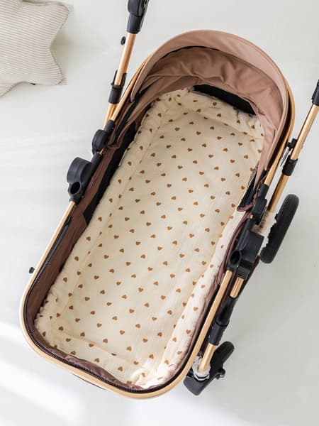 Shein - Coussin De Sommeil Épais Et Chaud Pour Poussette De Bébé