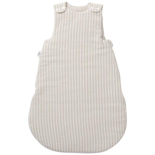 Bb&Co - Gigoteuse hiver ouatinée beige rayée galet TOG 3,3