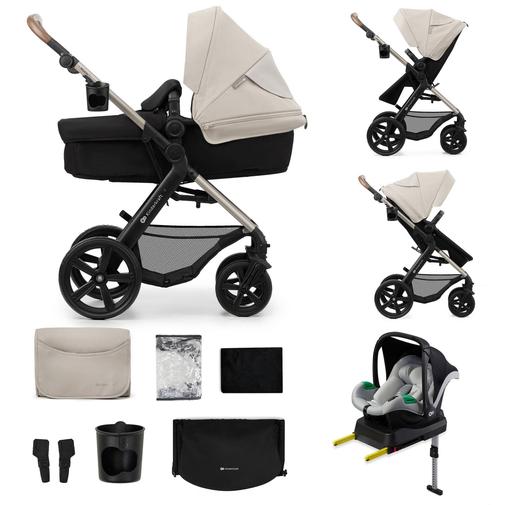 Kinderkraft - Poussette multifonctionnelle 4en1 MOOV 2 gris