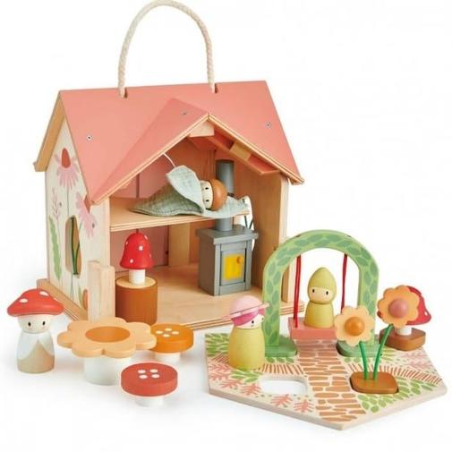 Tender Leaf Toys - Maison de poupée en bois rosewood