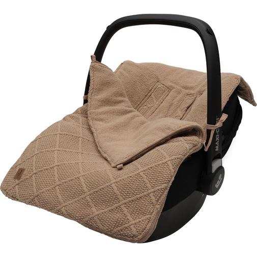 Jollein - Nid d'ange passe sange Check Knit Biscuit (groupe 0+)