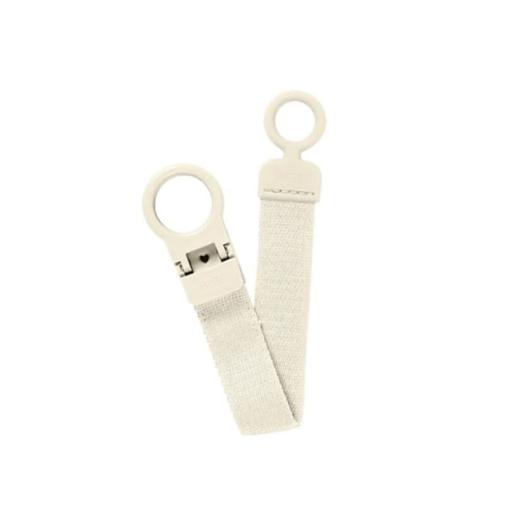 Bibs - Attache sucette couleur ivoire