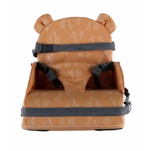 Noukie's - Rehausseur de chaise ocre motif girafe