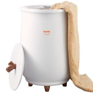 VEVOR - VEVOR Sèche Serviettes 20 L Chauffe Serviettes Portable Durée et Température Réglables Seau Chauffe Serviettes Couvertures Peignoirs  Arrêt Automatique pour Soins de Visage Spa Massage Salle de Bain