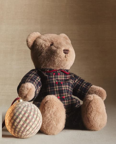 zarahome - PELUCHE ENFANT OURS NOËL (38 CM)