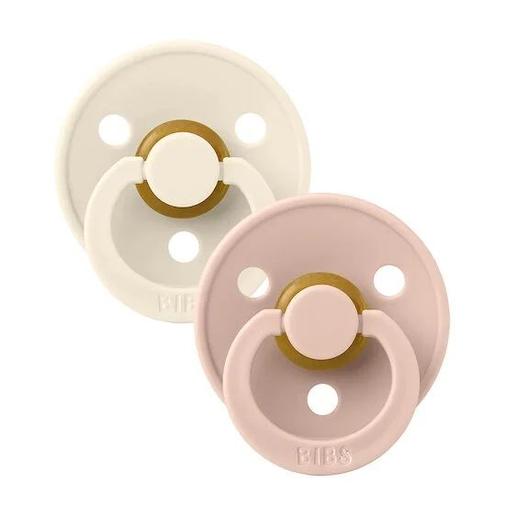 Bibs - Lot 2 sucettes Colour anatomiques